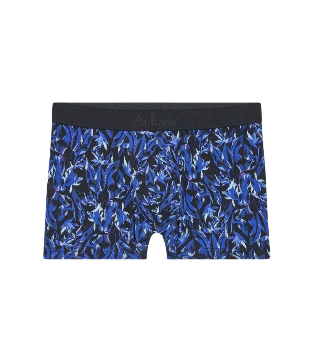 AUBADEMEN Boxer Homme Coton Modal FLEB Bleu-1