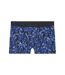 AUBADEMEN Boxer Homme Coton Modal FLEB Bleu