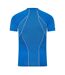Mens Carbonyte Contrast Detail Base Layer Top Blue Skins-2