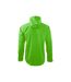 Veste Softshell Motif Détail Contrasté Homme Vert Malfini-2
