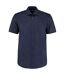 Chemise Manches Courtes Commerce Homme Bleu Marine Foncé Kustom Kit-2