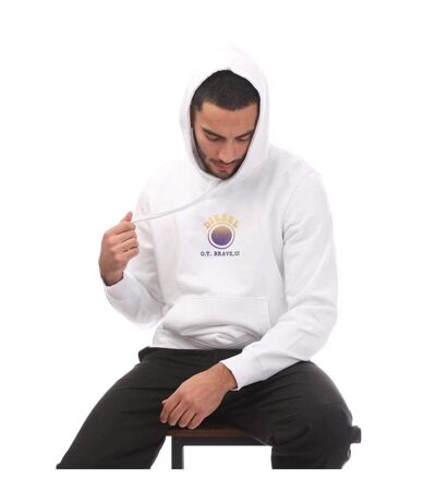 Sweat À Capuche S Ginn E Homme Blanc Diesel