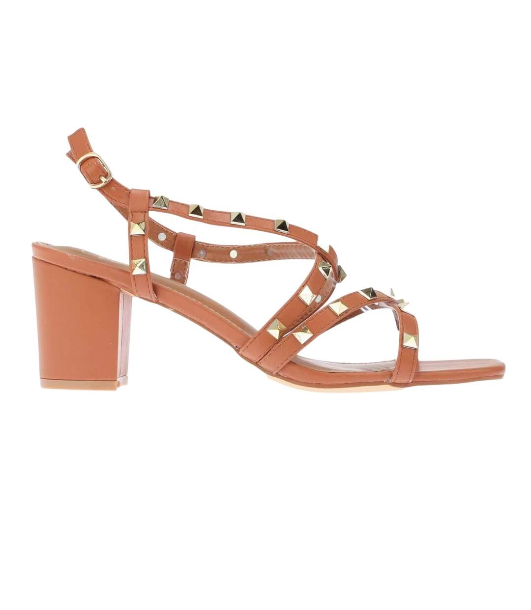 Sandales Style Lanières Femme Marron No Doubt-3