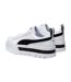 Femmes/dames Mayze Baskets En Cuir Blanc Puma-2