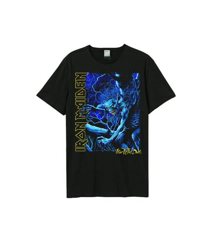 Amplified Unisex Adult Monster Iron Maiden T-Shirt (Black/Blue) - UTGD1081