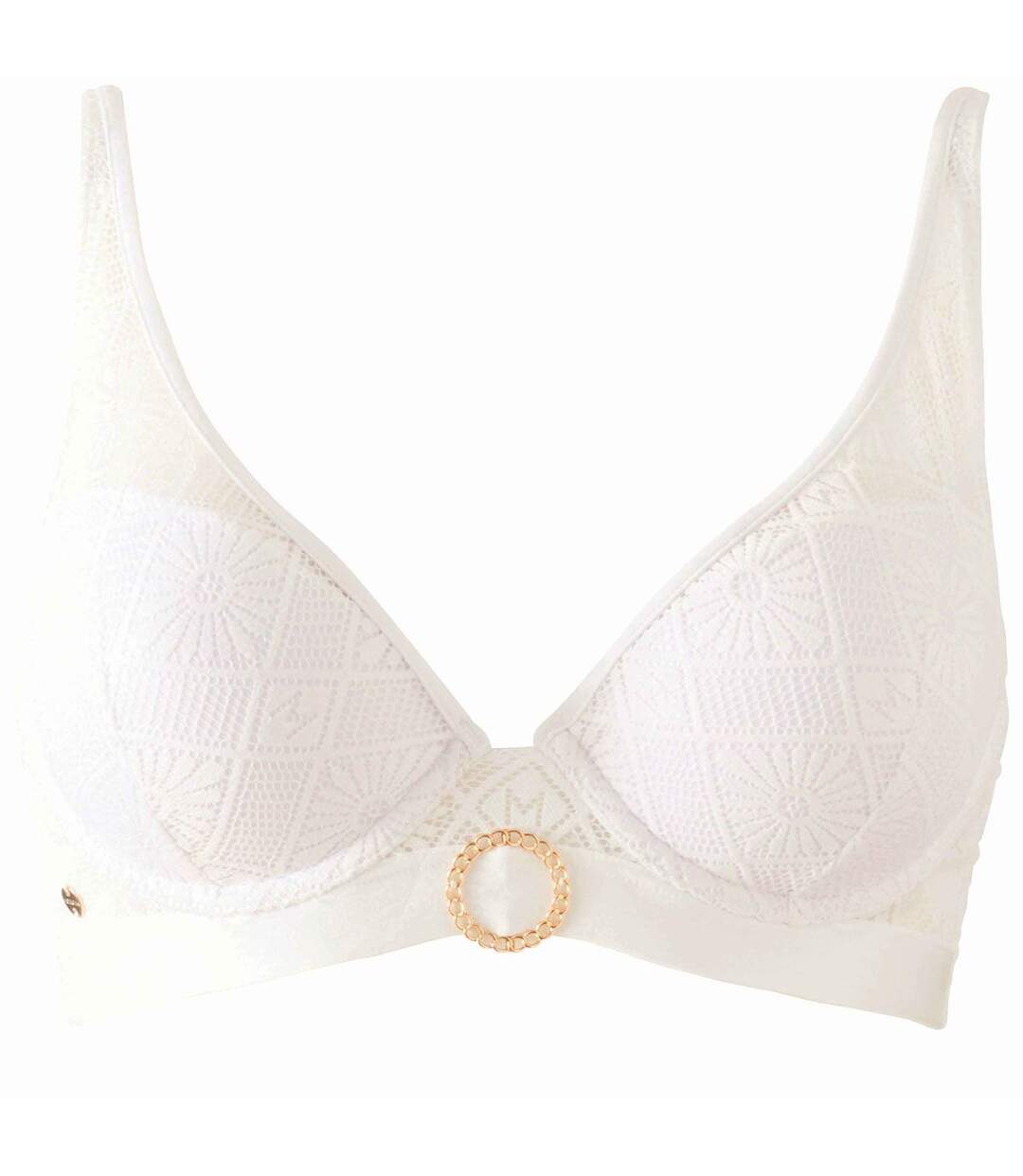 Soutien-gorge ampliforme coque moulée blanc Olivia