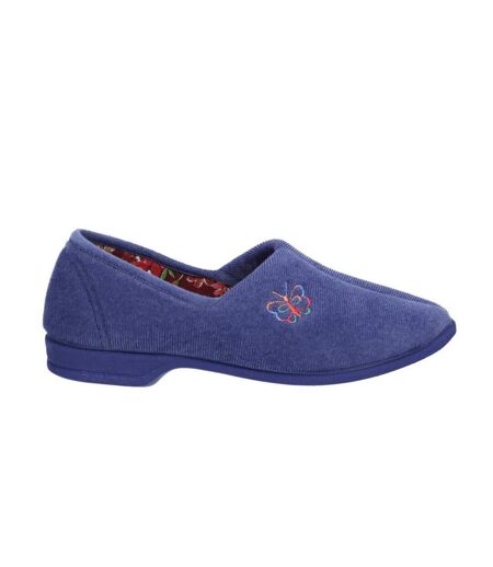 Mirak Bouquet / Ladies Slipper / Classic Womens Slippers (Blueberry) - UTFS1170