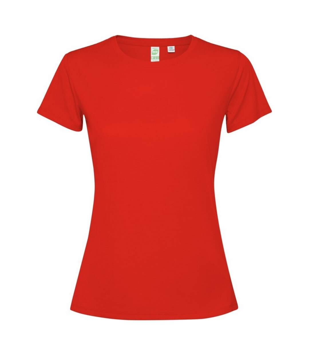 Womens/ladies Estoril Short-sleeved T-shirt Red Roly-1