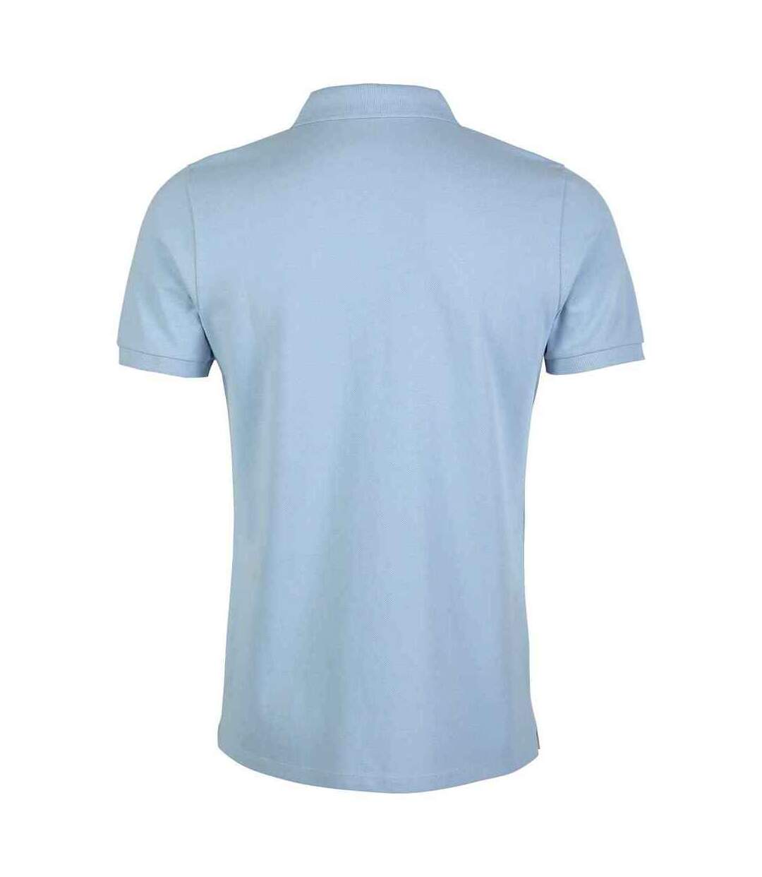 Mens owen pique polo shirt soft blue NEOBLU-2