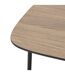 Table à café effet bois et métal HODIA - Noir-3