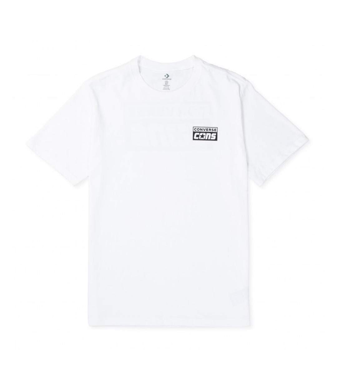 T-shirt Blanc Homme Converse Cons Graphic - L-1