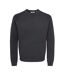 Pull gris foncé chiné homme only & sons crew knit-1