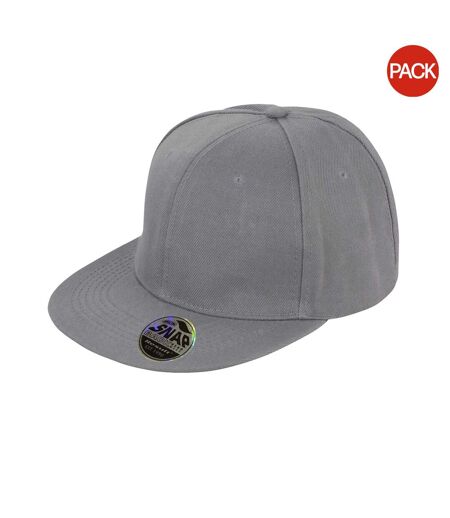 Lot de 2  casquettes bronx adulte gris Result