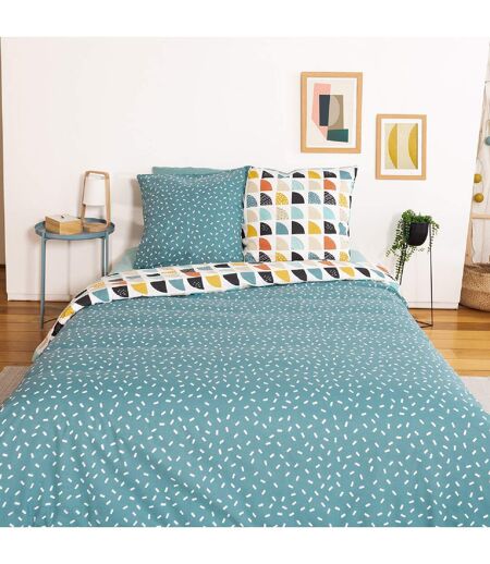 Parure de lit BLUE en polycoton
