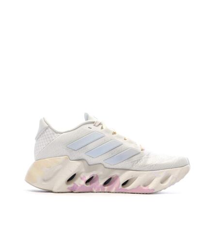 Chaussures de running blanches/bleu femme adidas switch