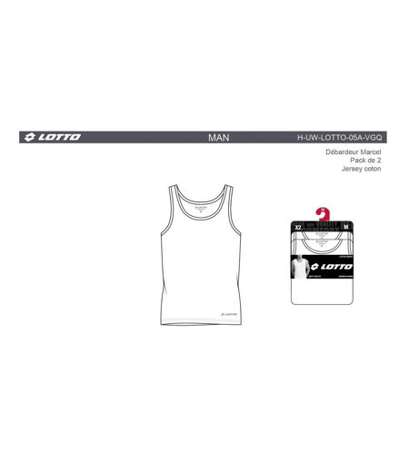 T Shirt LOTTO - Pack de 2