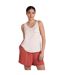 Womens/ladies tank top off white Animal-1