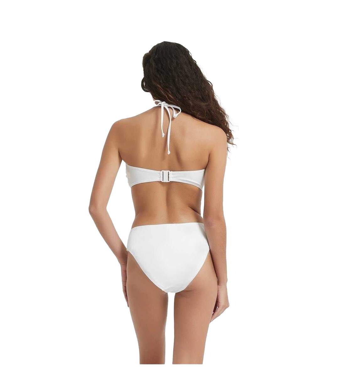 Haut De Maillot De Bain Motif/style Corsage Femme Blanc Be You-3