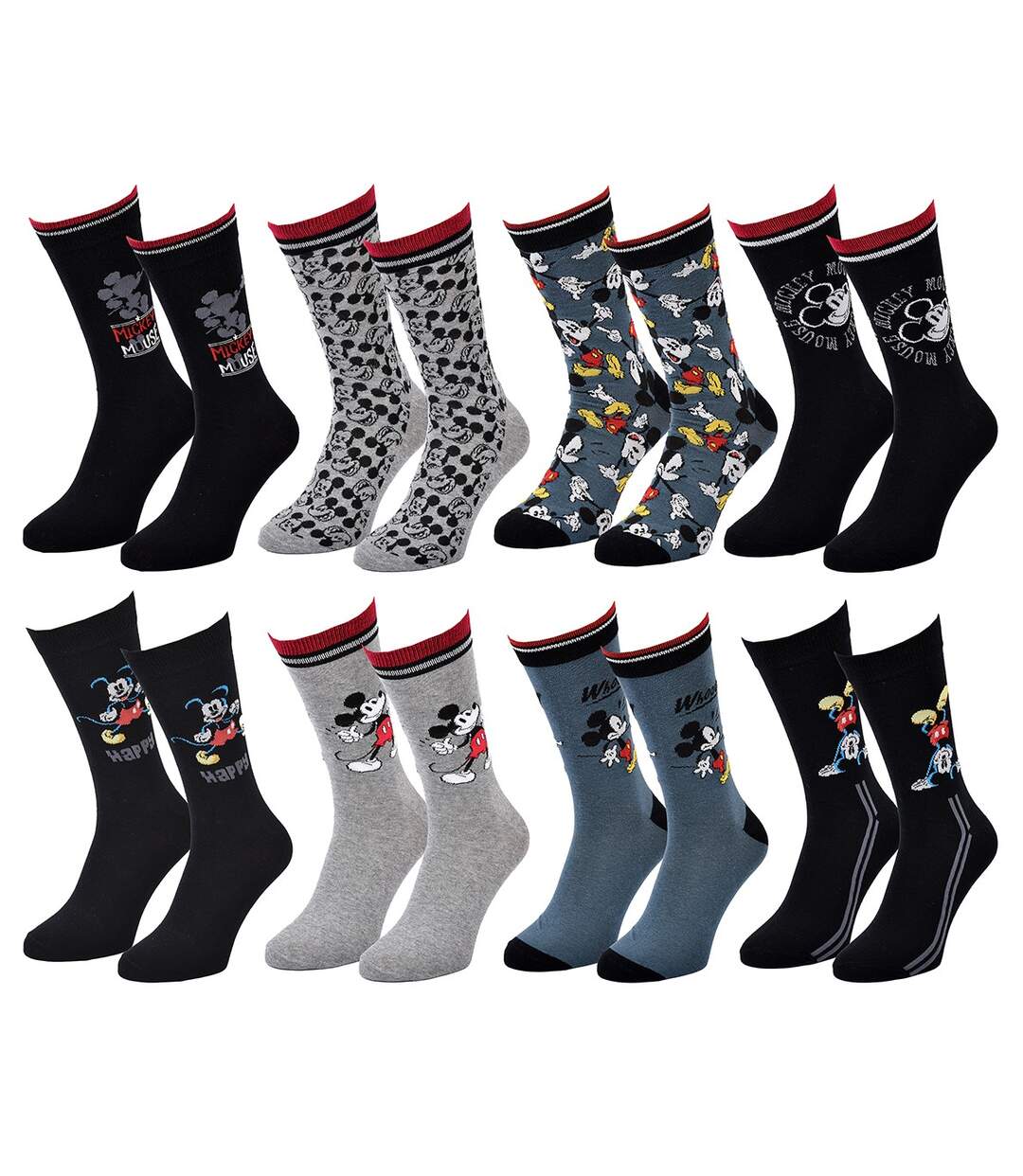 Chaussettes Pack Cadeaux Homme LICENCE Pack 8 Paires MICK24