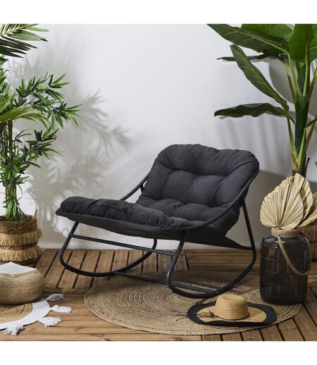 Fauteuil à bascule TENERIFE - Anthracite