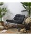 Fauteuil à bascule TENERIFE - Anthracite-2