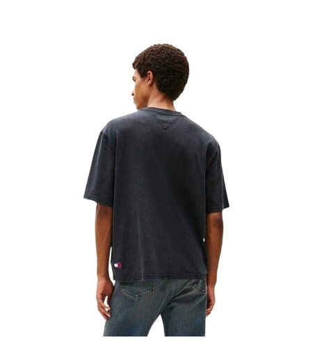 T-shirt Motif/style Brodé 90s Homme Noir Tommy Jeans