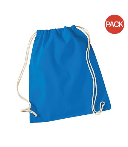 Lot de 2  Sac de gym 12 litres taille unique bleu saphir Westford Mill