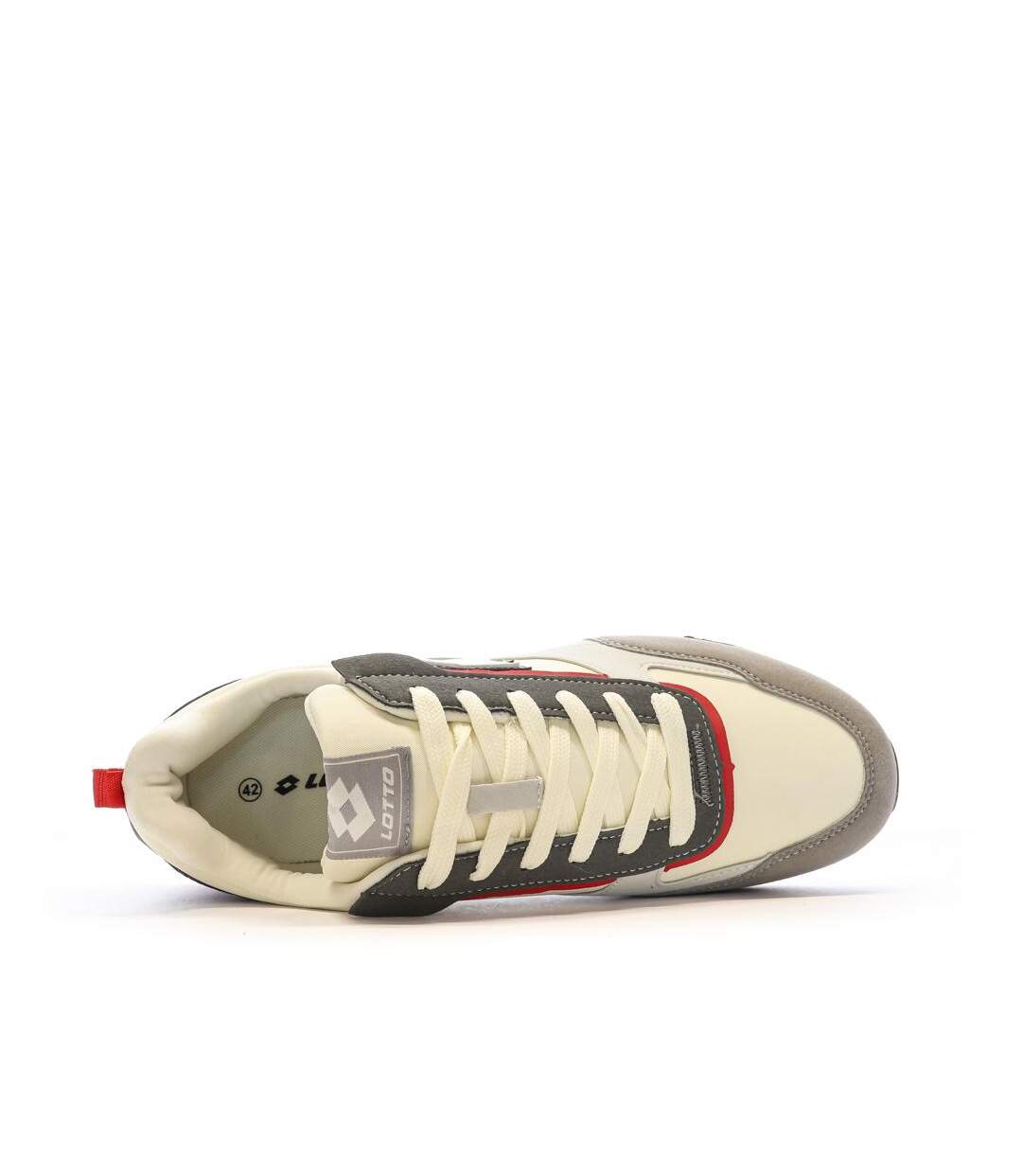 Baskets beige/gris homme lotto twenty 5-4