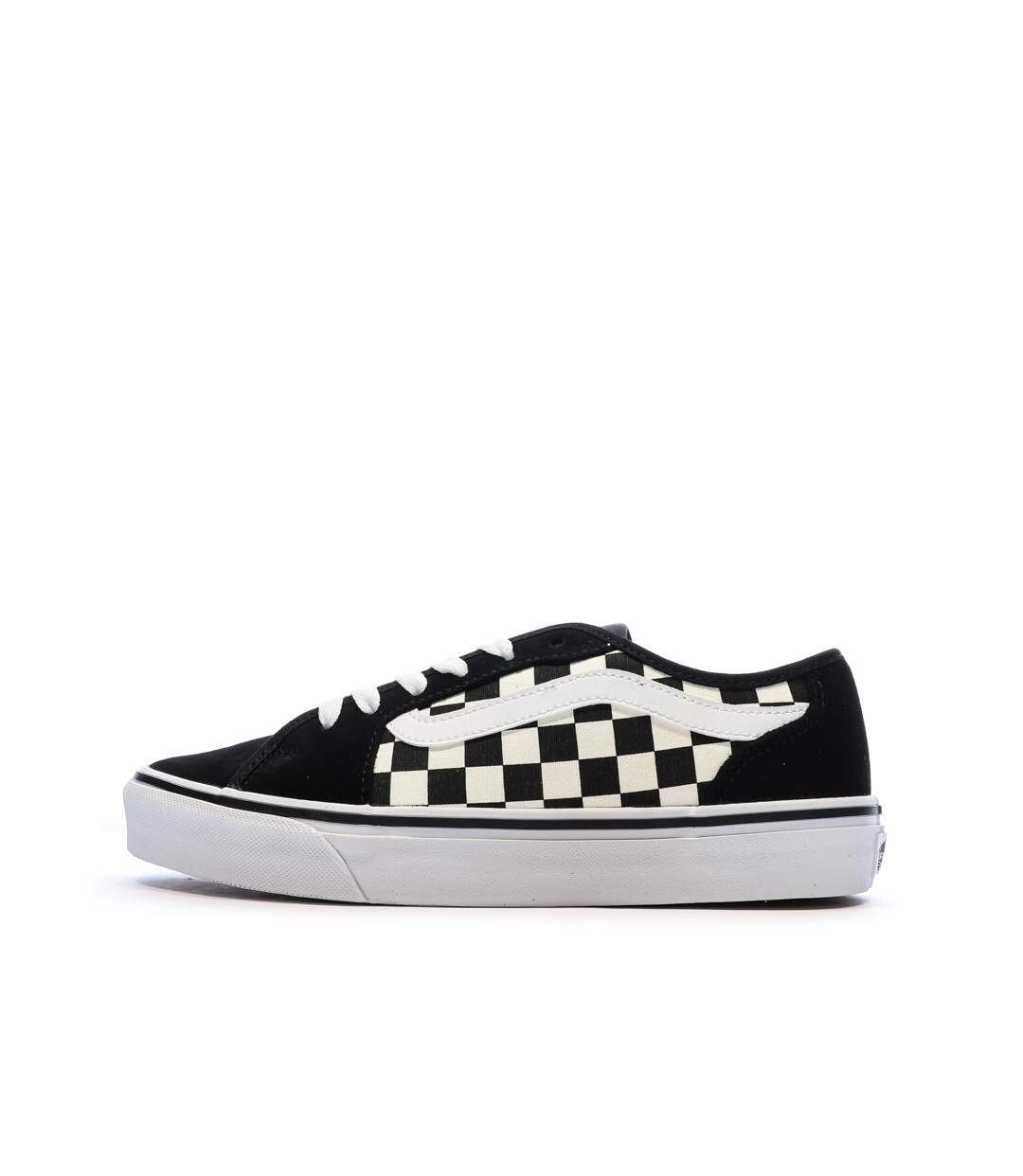 Baskets noires/blanches homme vans filmore-1