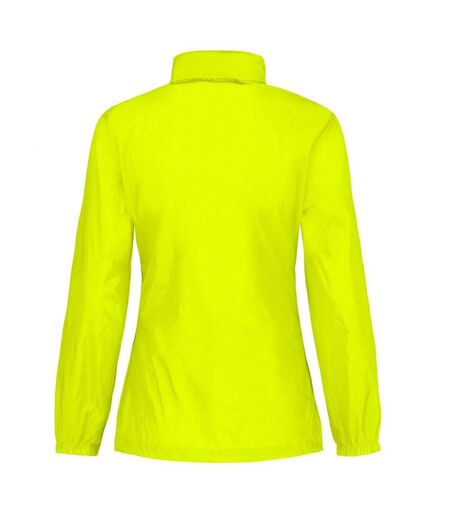 B&c Womens/ladies Sirocco Lightweight Windproof, Showerproof & Water Repellent Jacket Veste Légère Coupe-vent, Imperméable Et Déperlante Jaune B And C