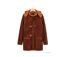 Manteau Polaire Grandes Tailles AXSLOVEN2M Marron/Orange (Axone)-2