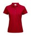 Polo À Manches Courtes Femmes Rouge Tee Jays-1