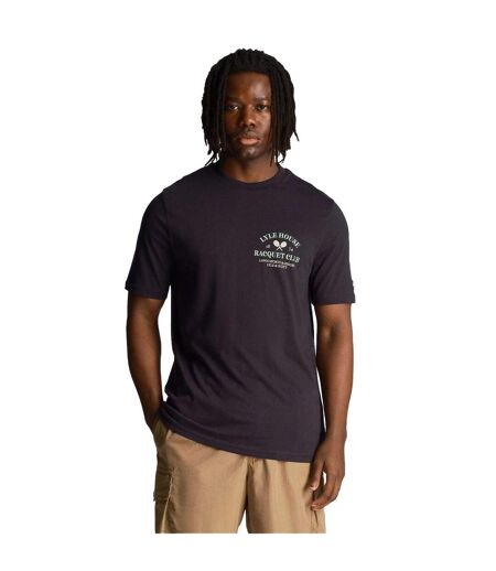 T-shirt Style Graphique Racquet Club Homme Bleu Marine Lyle & Scott
