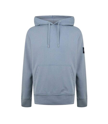 Sweat À Capuche Motif/style Monogramme Homme Gris Foncé Calvin Klein