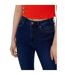 Womens/ladies Denim Skinny Jeans Dark Blue Vero Moda-4