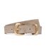 Ceinture taupe femme calvin klein jeans 2 piece suede-1