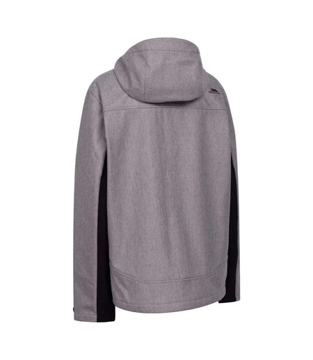 Veste Softshell Wallace Homme Gris Bleu Foncé Chiné Trespass