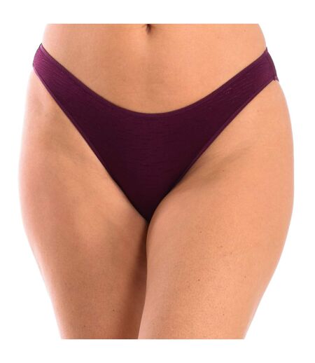 Bikini panties with colorful jacquard fabric for women, model 611. Elegance, softness and comfortable fit.