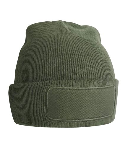 Bonnet Motif/style Uni Printers Vert Olive Beechfield