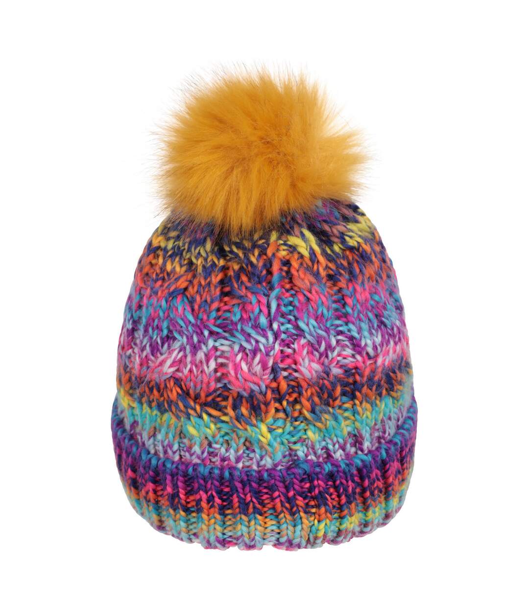 Womens/ladies Geneva Rainbow Borg Lined Beanie Mixed Mountain Warehouse-2