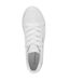 Womens/ladies Ziane Leather Platform Trainers White Bronze Lacoste-2