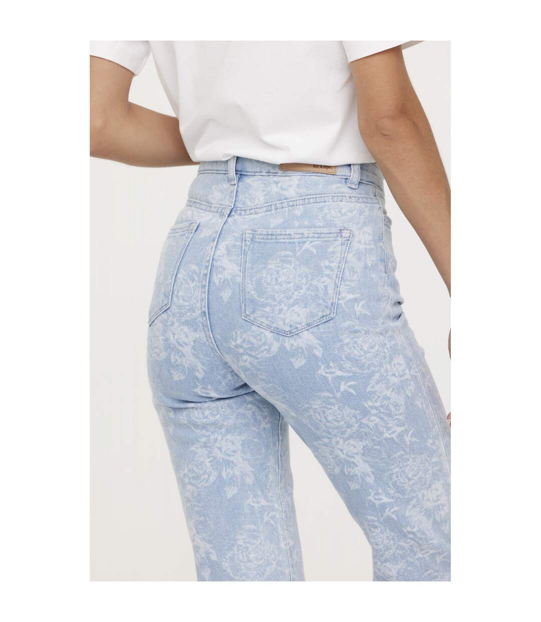 Jean coton flare cropped JOOPY-3