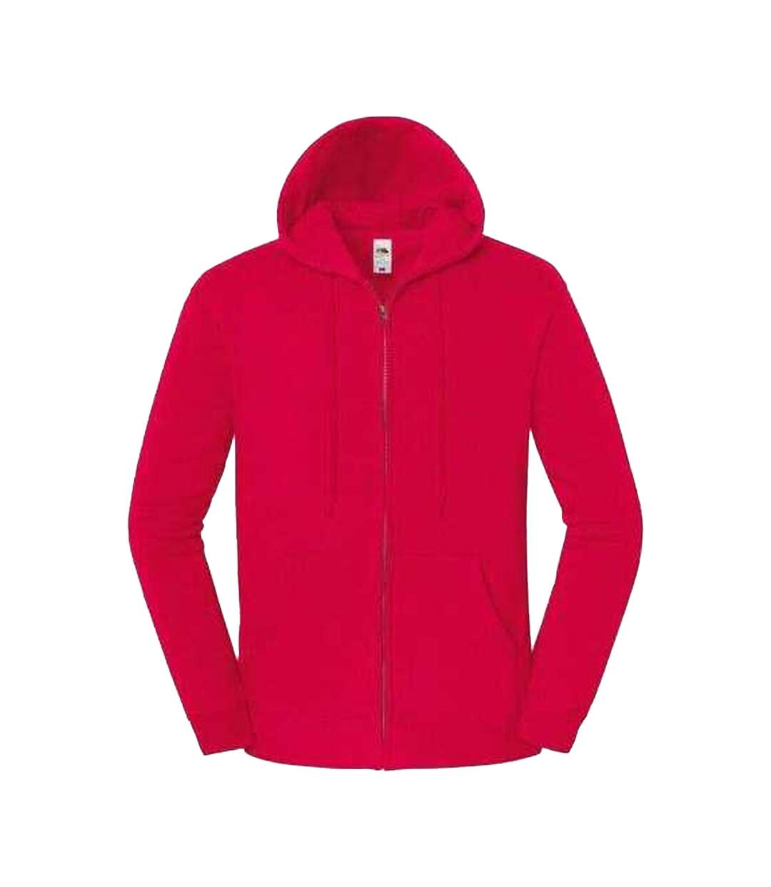Veste Unie À Capuche Ajustable Iconic Premium Adulte Rouge Fruit Of The Loom-1