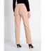 Pantalon droit taille élastiquée maille côtelée-2