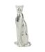 Statue Déco Léopard Disco 62cm Argent-1