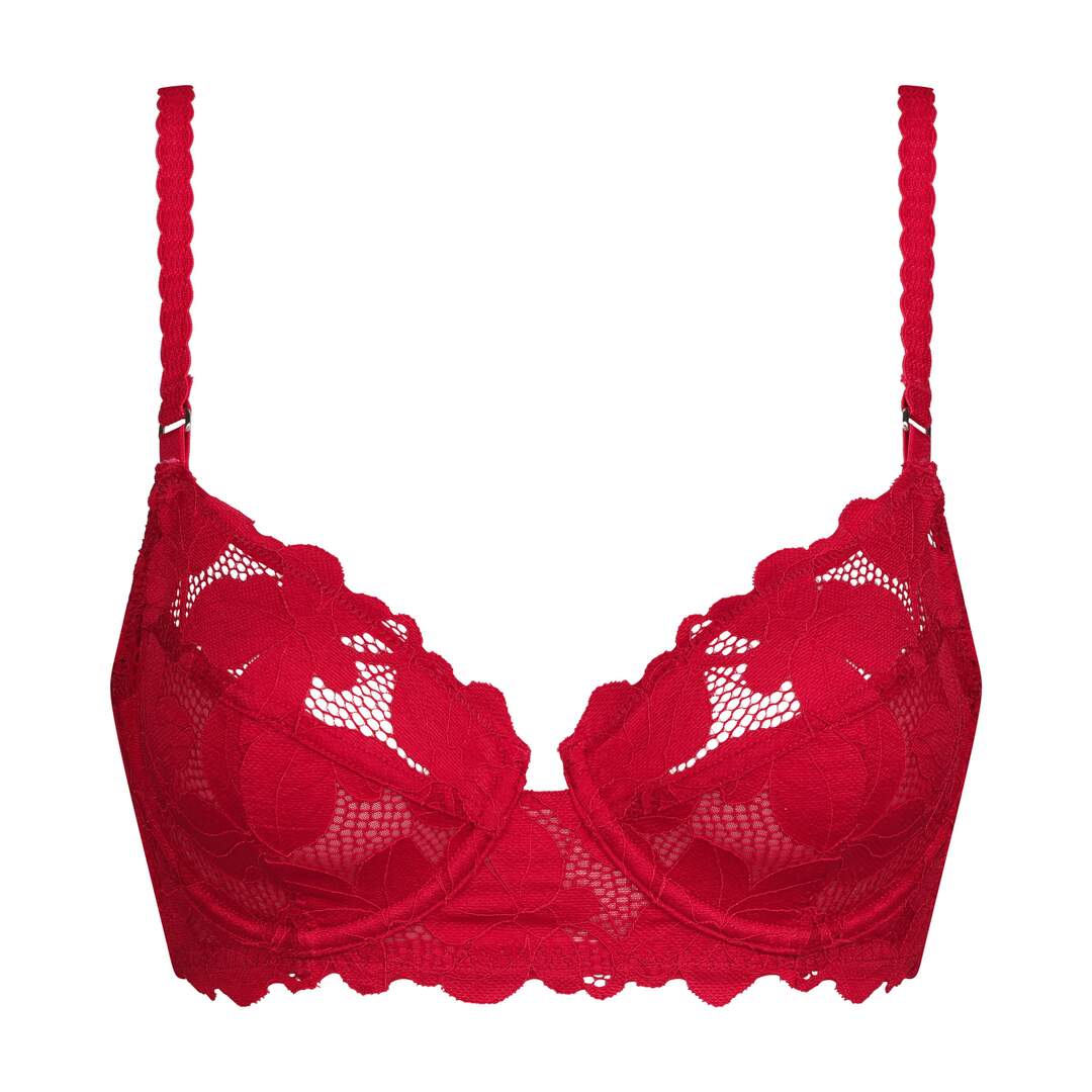 Soutien-gorge emboîtant en dentelle fleurie Dim Lacy