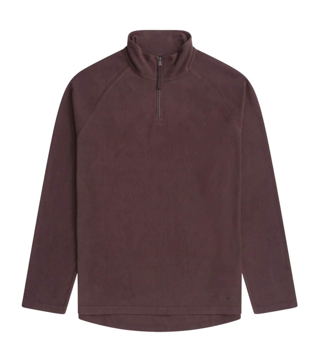 Prague Polaire Demi-zip Homme Marron Animal-2