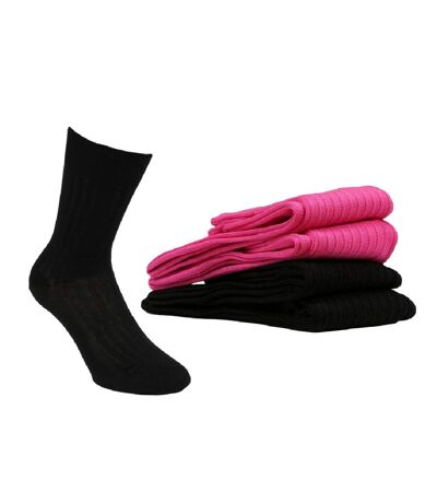 Chaussettes Homme Lot de 4 Fil d'Ecosse