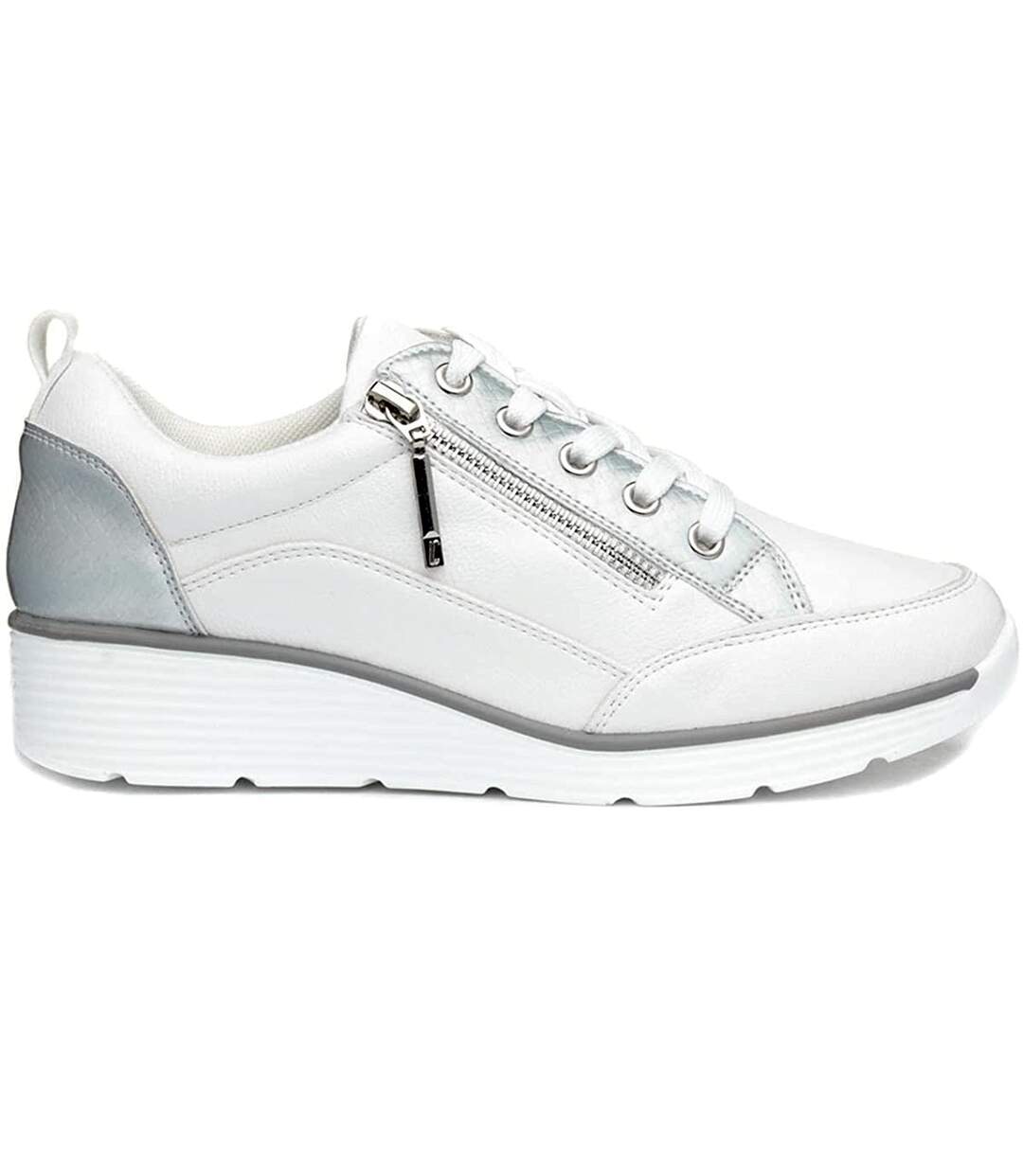 Baskets kiley femme blanc Lunar-4