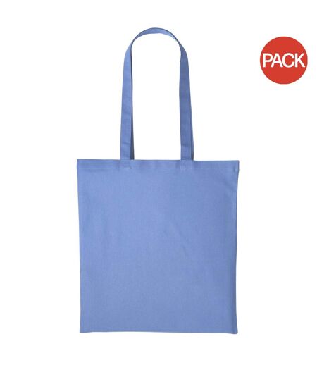 Lot de 2  sacs de courses unis taille unique bleuet Nutshell